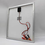 Сонячна панель 18V20W портативна зарядна станція для заряджання від сонця IP65 20 Вт/18В, фото 2