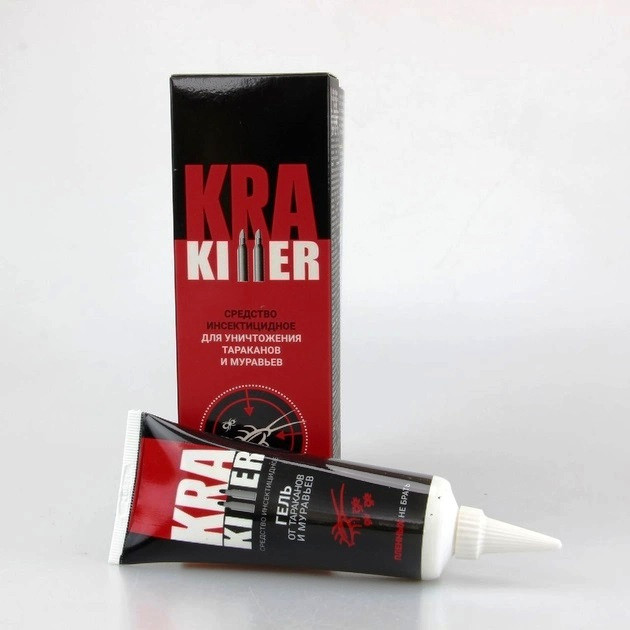 Гель інсектицидний від тарганів та мурах KRA KILLER 75мл (20шт)