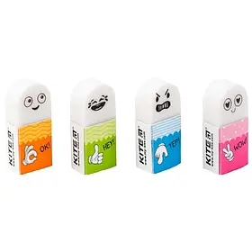 Гумка стиральна фігурна асорті Kite Emotions K21-372 //48шт/уп
