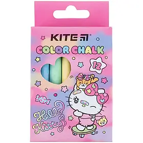 Крейда кольорова 12шт/уп Kite HK HK24-075