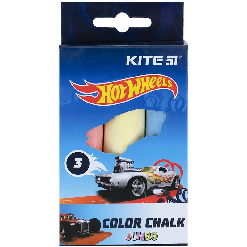 Крейда кольorова 3кол Kite Jumbo HW HW21-077
