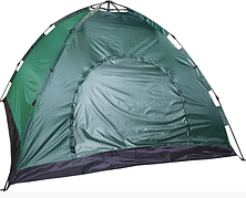Саморозкладний намет автомат 6-х місний (2х2,5м) зелений