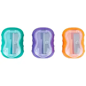 Точилка з контейнером колір асорті Kite Joy К24-369  //12шт/уп