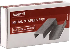 Скоби для степлера (№24/6, 1000шт) Axent Pro 4312-A