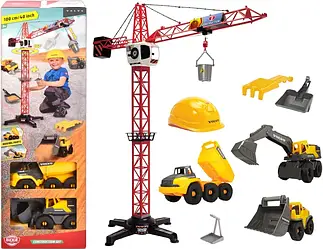 Ігровий набір Dickie Toys Volvo  Велике будівництво з механічним краном Вольво