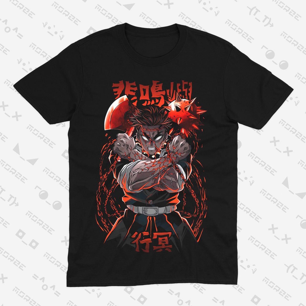 Футболка чорна Morze DEMON SLAYER V37, фото 1