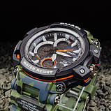 Спортивний електронний водонепроникний годинник Smael 1708 Camo Green. Тактичний годинник для військових, фото 8