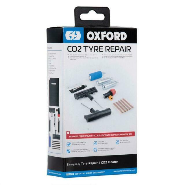 Набір для ремонту шин Oxford CO2 Tyre Repair Rapid Motorcycle Puncture Repair Kit (OX160)
