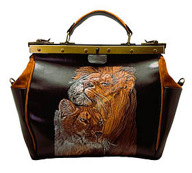 Саквояж шкіряний "Кохання" Silver Taurus 7687.