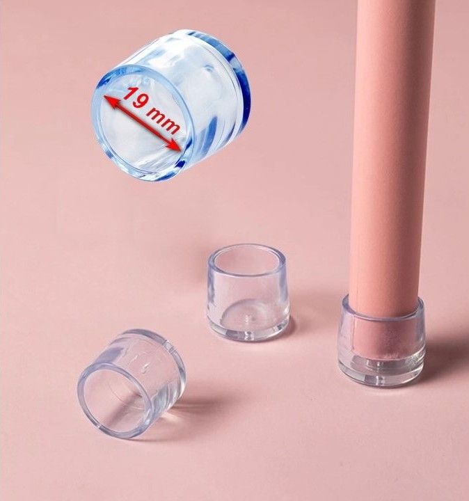 Силіконові ковпачки накладки на ніжки меблів Silicone Floor Protector D19 mm, фото 1