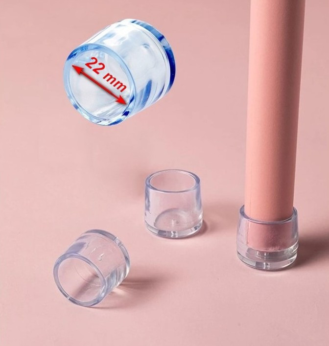 Силіконові ковпачки накладки на ніжки меблів Silicone Floor Protector D22 mm, фото 1