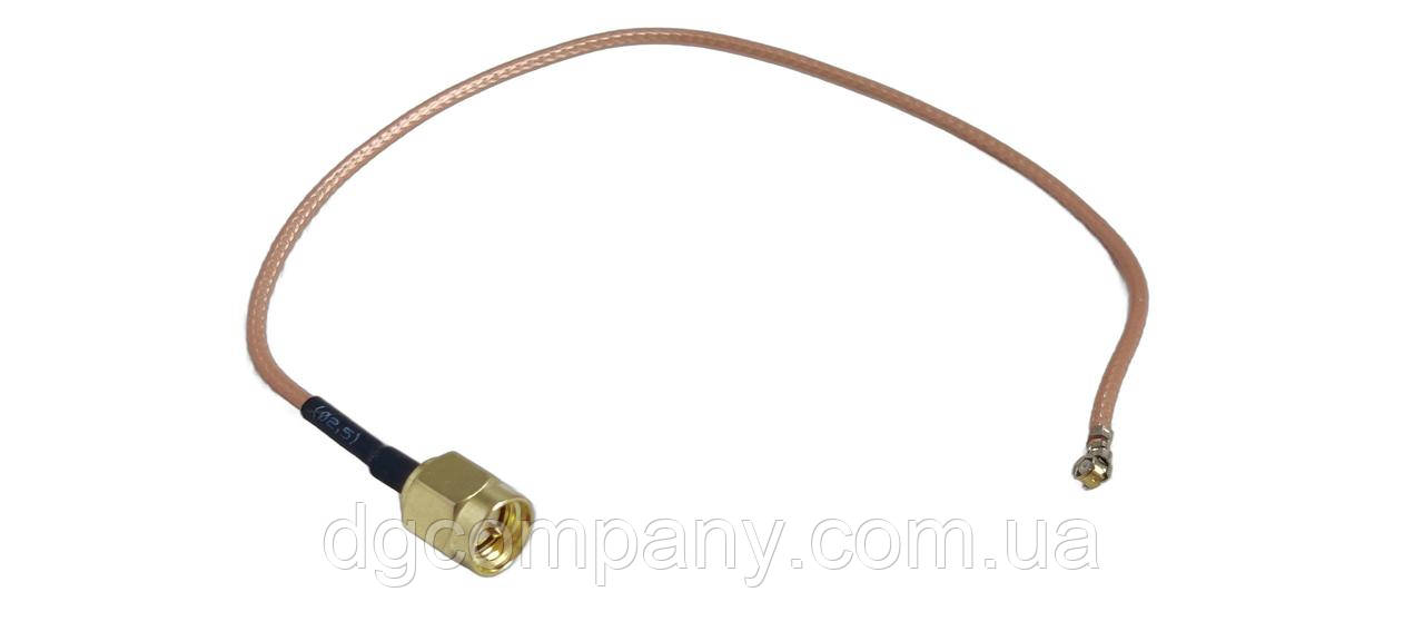 Перехідник пигтейл SMA male-IPX, 20см