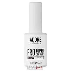 Класичний топ для темних відтінків гель-лаку Adore Professional Pro Classic Top No UV, 8 мл