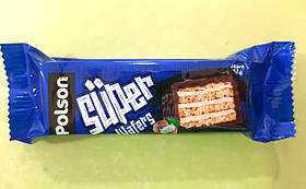 Вафлі Lark Polson Super Wafers кокосові в шоколадній глазурі 40 г