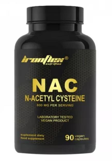Харчова добавка IronFlex NAC 600mg 90 капсул, фото 1