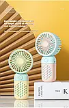 Міні-USB-вентилятор, карманний вентилятор mini cute little fan, фото 9