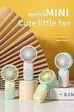 Міні-USB-вентилятор, карманний вентилятор mini cute little fan, фото 11