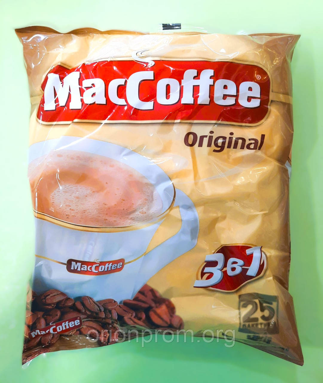 Кавовий напій Maccoffee 3 в 1 Original 25 пакетів