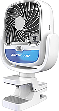 Мінівентилятор зі зволожувачем повітря Arctic Cool, Портативний кондиціонер, Настільний вентилятор на прищіпки, фото 3