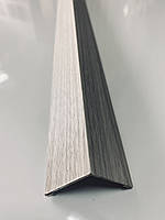 Декоративний зовнішній кут ламінований 20х20х2 мм ясен білий