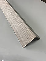 Декоративний зовнішній кут ламінований 30х30х2 мм ясен білий