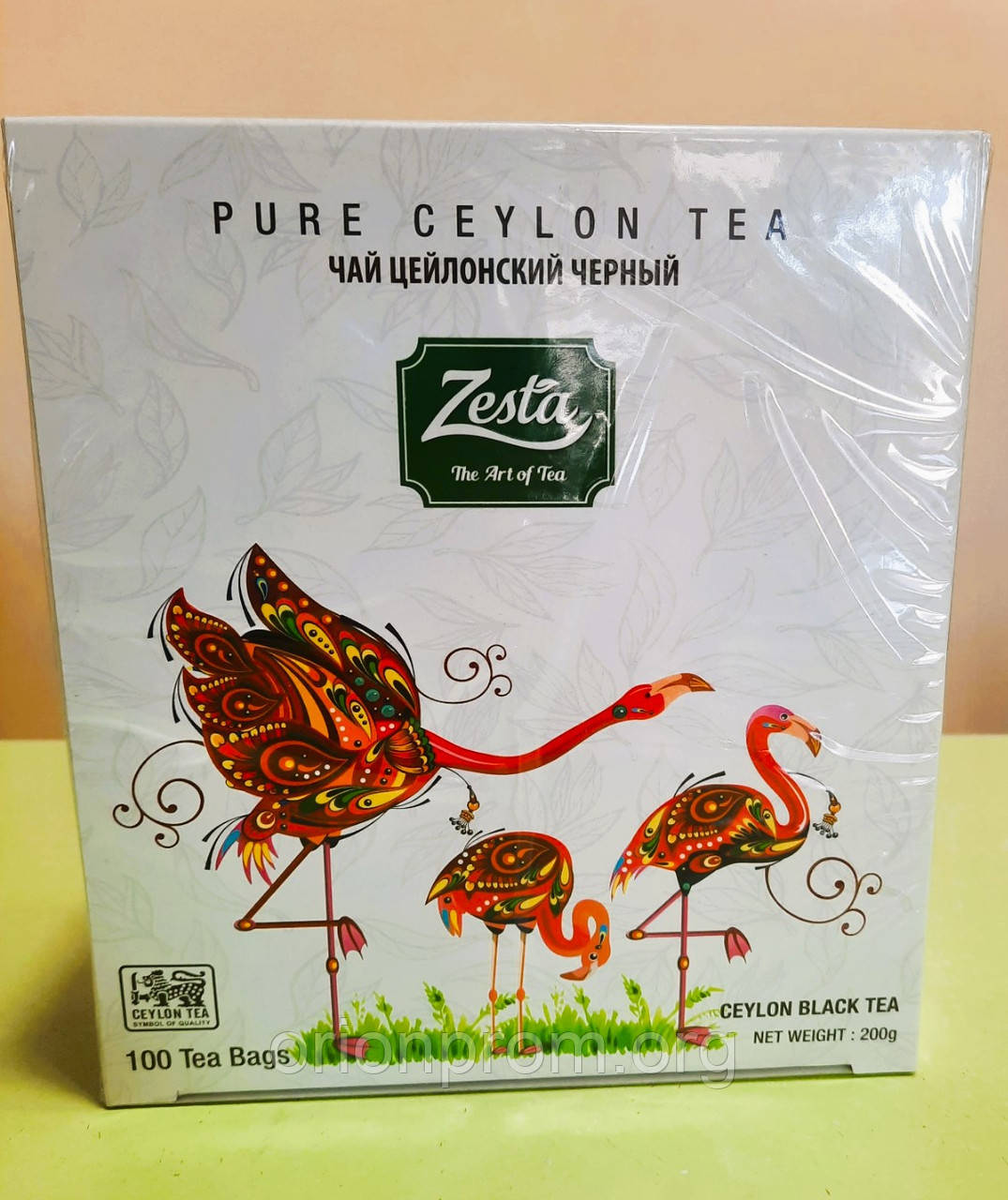Чай Zesta 100 пакетів чорний