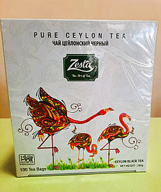 Чай Zesta 100 пакетів чорний