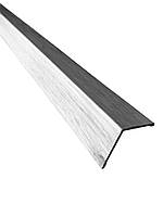 Декоративний зовнішній кут ламінований 30х30х2 мм ясен сірий