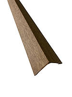 Декоративний зовнішній кут ламінований 30х30х2 мм дуб мокко