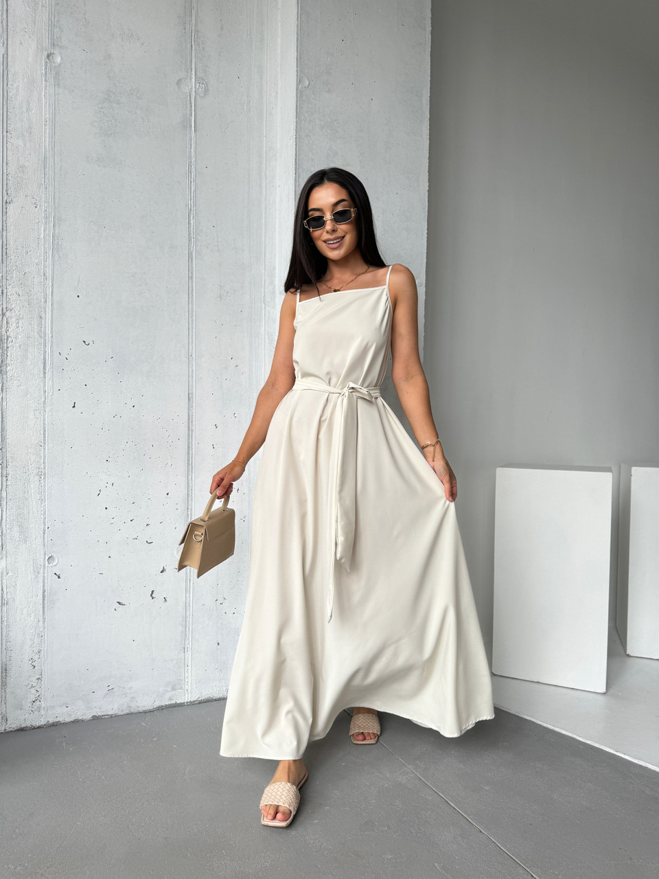 Жіночий літній сарафан максі "Charlotte" Норма та батал, фото 1