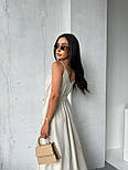 Жіночий літній сарафан максі "Charlotte" Батал, фото 10