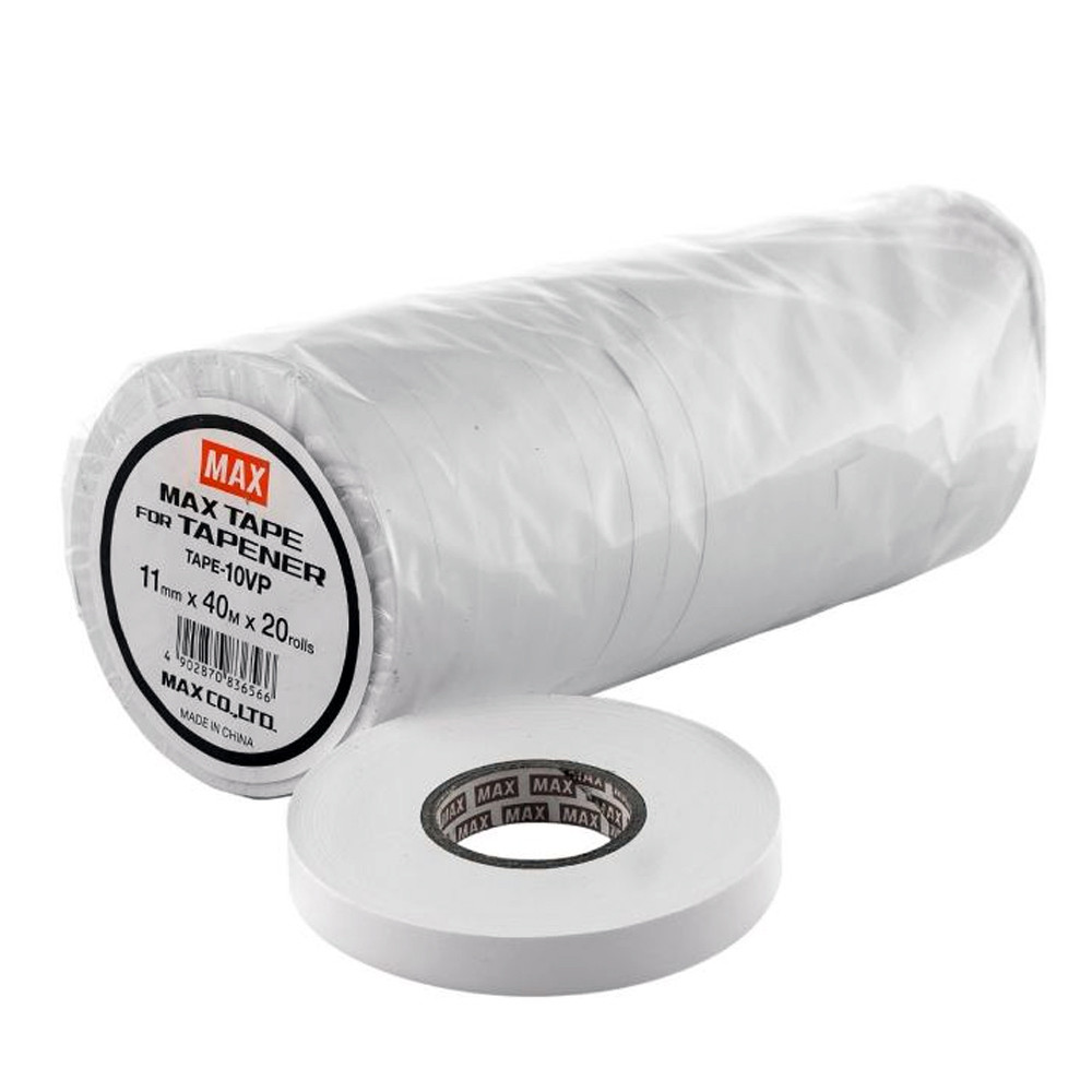 Оригінальна стрічка для підв'язки степлером MAX TAPE, 100 мікрон, 40 метрів, 20 рулонів