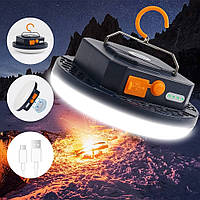 Ліхтар лампа повербанк яскраве тепле м'яке світло на потужному акумуляторі 9900 мАг MOS-14