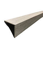 Декоративний зовнішній кут ламінований 30х30х2 мм дуб глазго