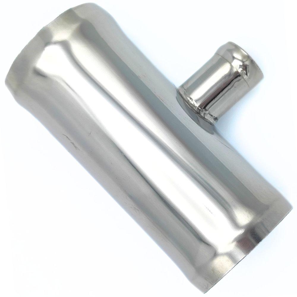 Трійник 42x18 мм тосольний з нержавіючої сталі, фото 1