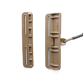 Комплект кріплень First Spear Tubes Fastener, 4" (Female та Male) Split Bar, Колір: Tan