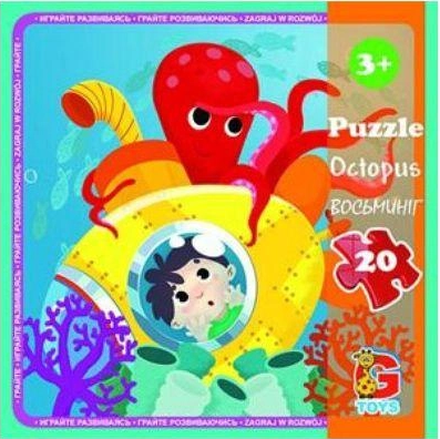 Пазли ТМ "G-Toys" із серії "В океані", 20 ел., шт, фото 1