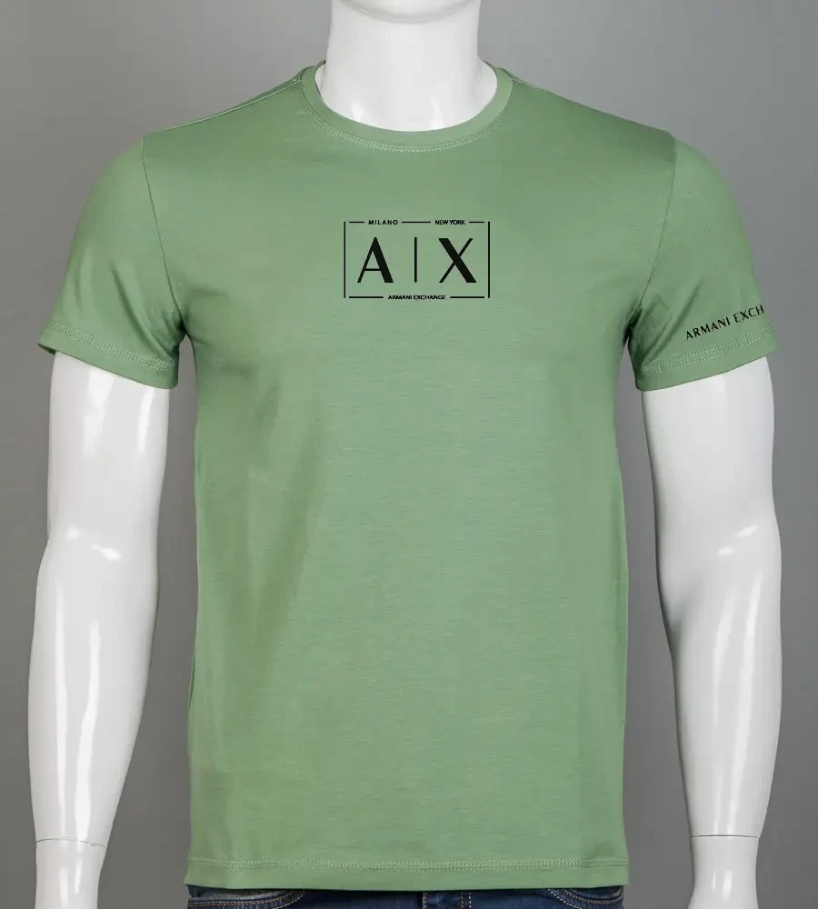 Футболка чоловіча AX Armani Exchange Оливковий 2327м, XL (1шт)