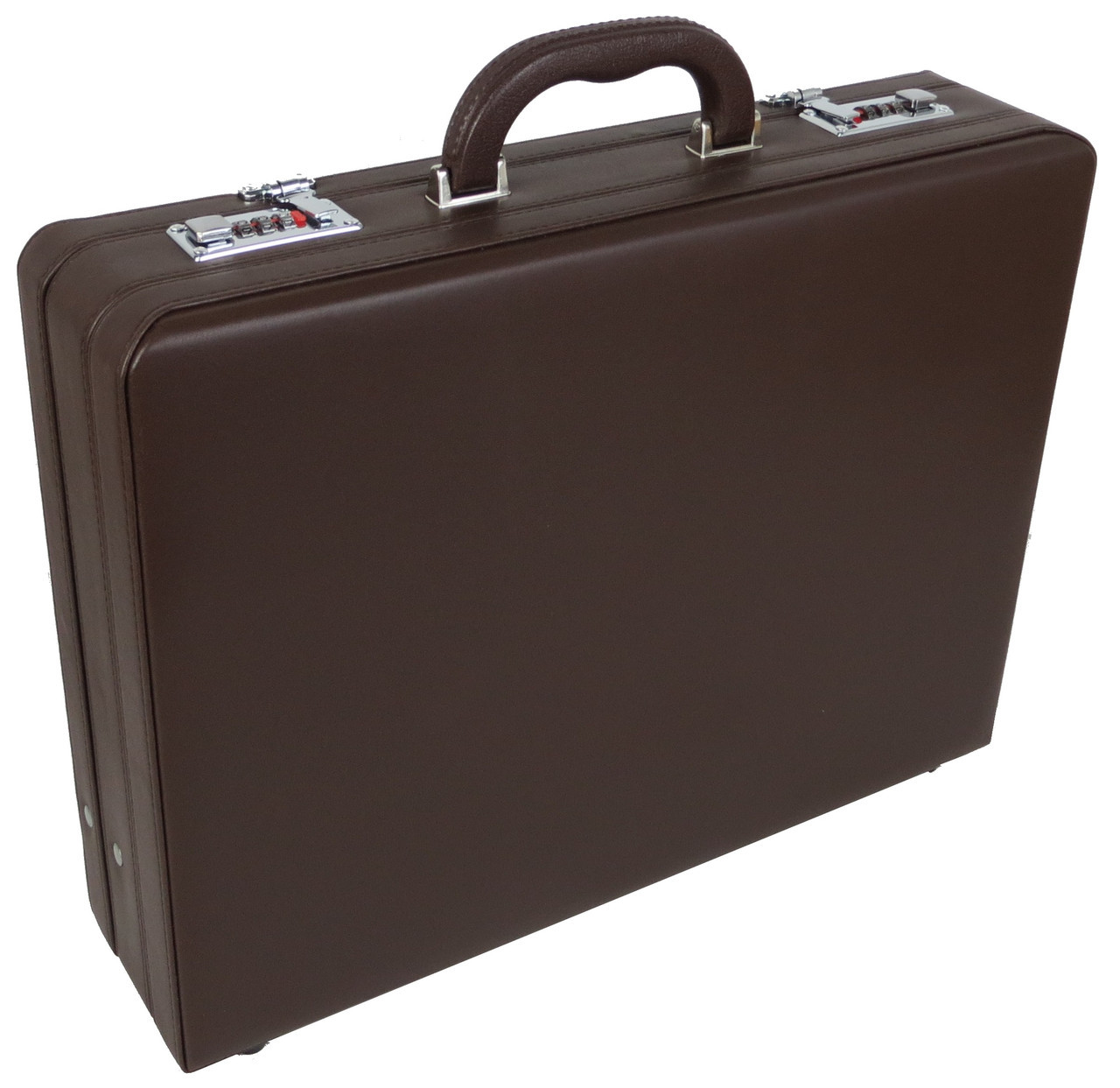 Кейс дипломат із екошкіри зі збільшенням обсягу Portfolio S1645432 Коричневий, фото 1