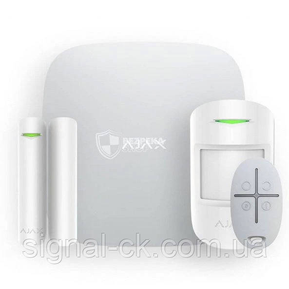Комплект бездротової сигналізації Ajax StarterKit (8EU) UA white