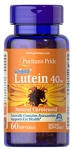 Вітаміни для очей Puritan's Pride Lutein 40 мг with Zeaxanthin 60 капс.