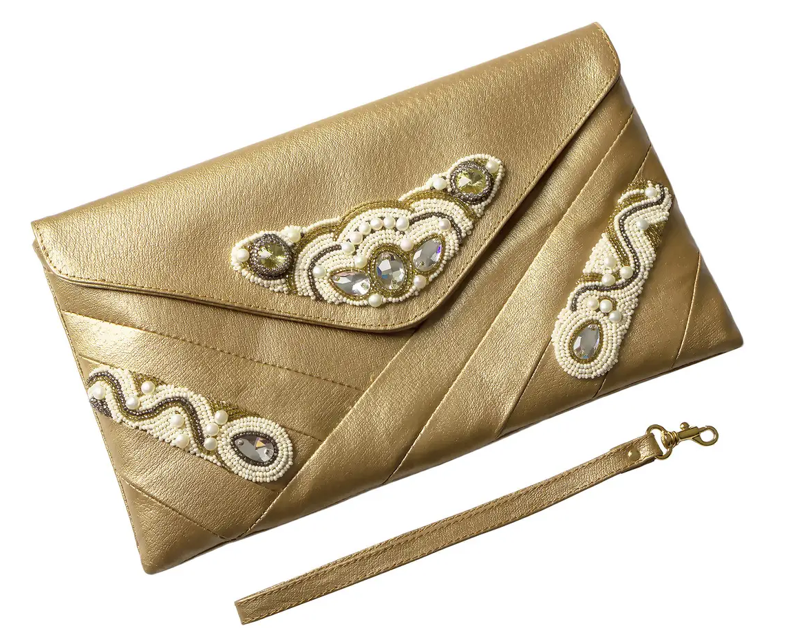 Клатч зі шкіри Ekzotic Leather Коричневий (pc01)