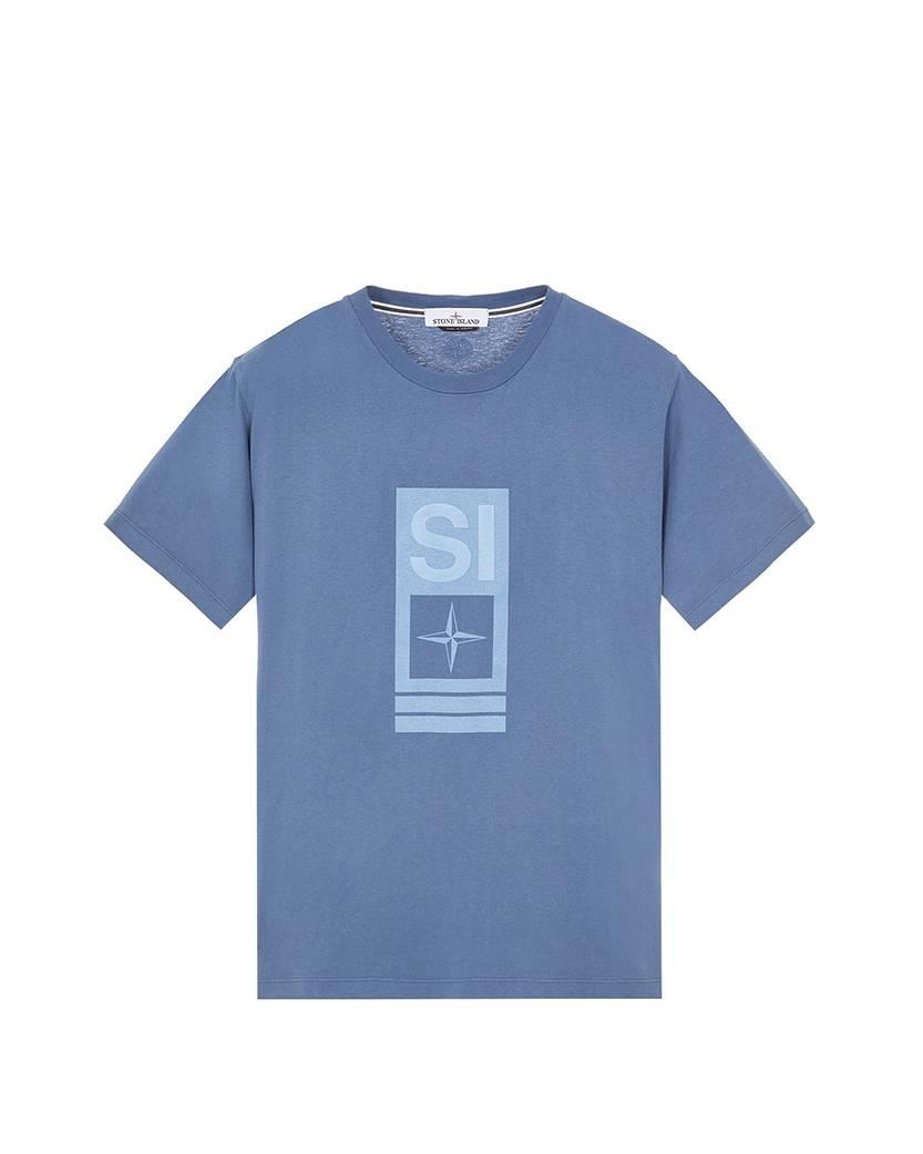 Футболка No Brand 2NS92 Abbreviation One Print T-Shirt Avio Blue L