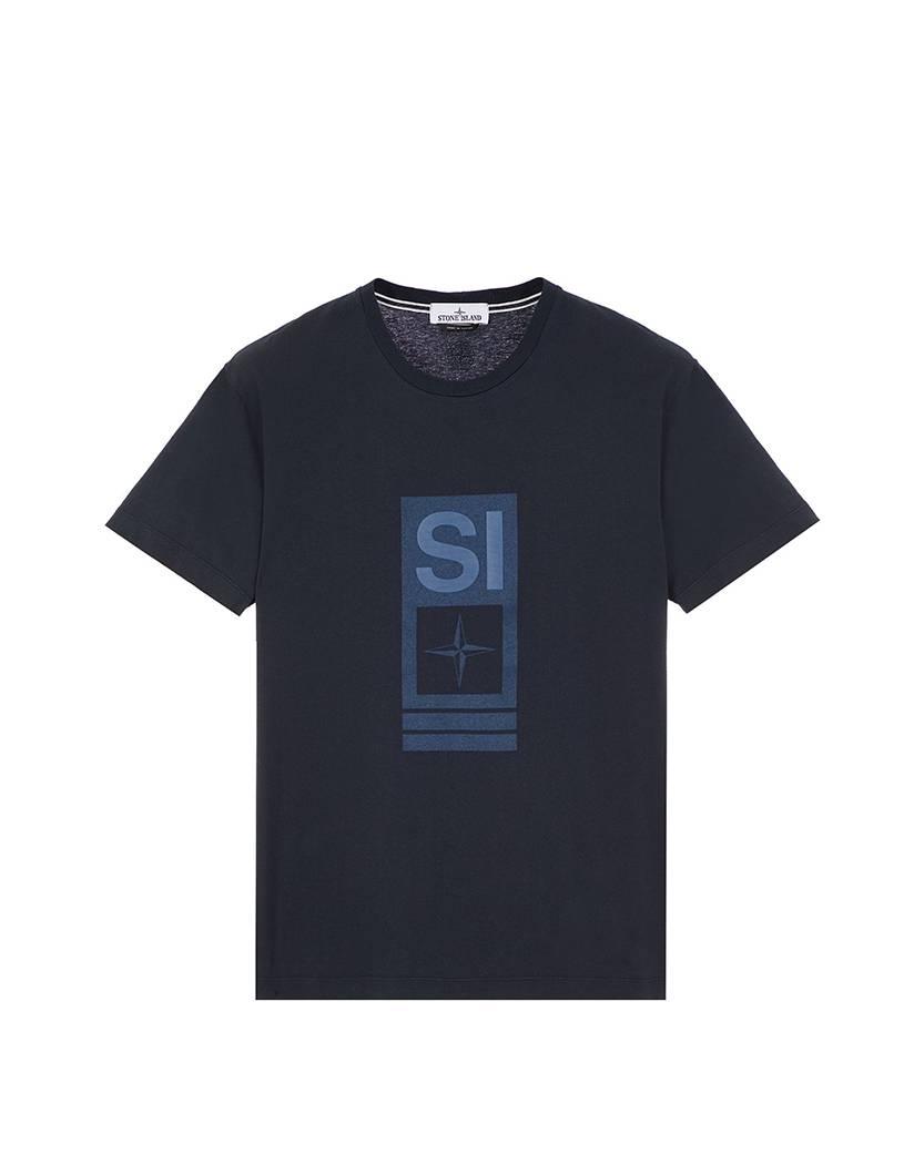 Футболка No Brand 2NS92 Abbreviation One Print T-Shirt Blue XXXL