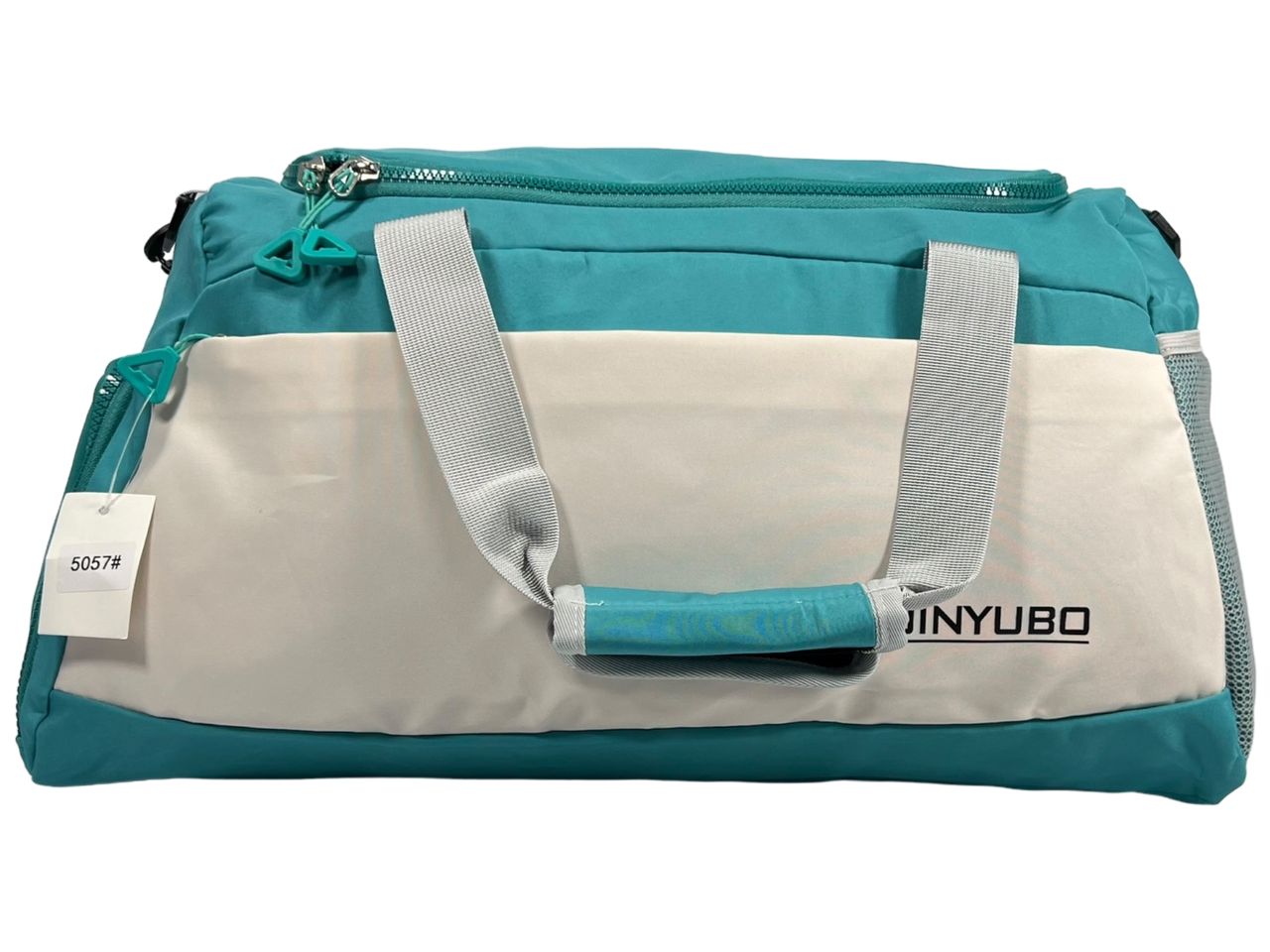 Спортивна сумка Jinyubo на три віділеня 5057-1 бірюзова