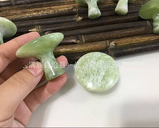 Скребок Друк для гуаша Нефрит Грибок (4.5х4см)