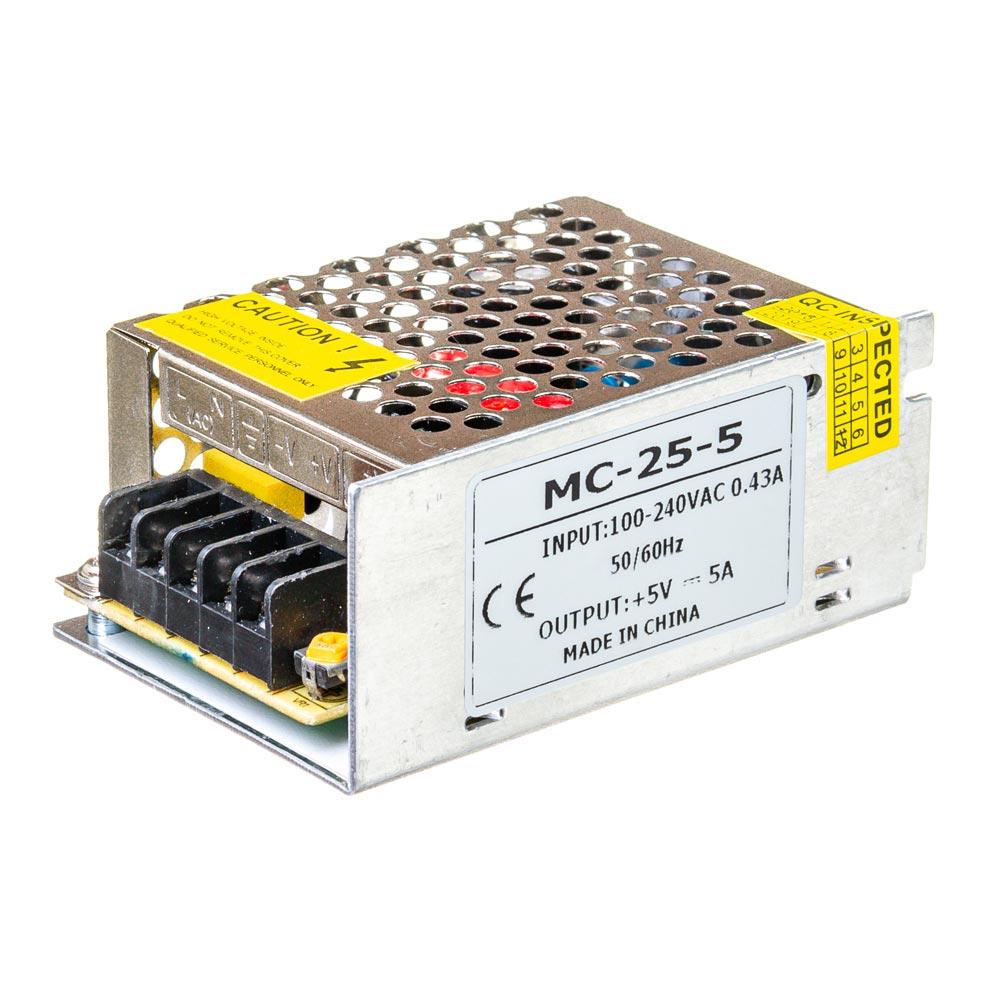 Блок живлення 5В MС-5А 25W IP20