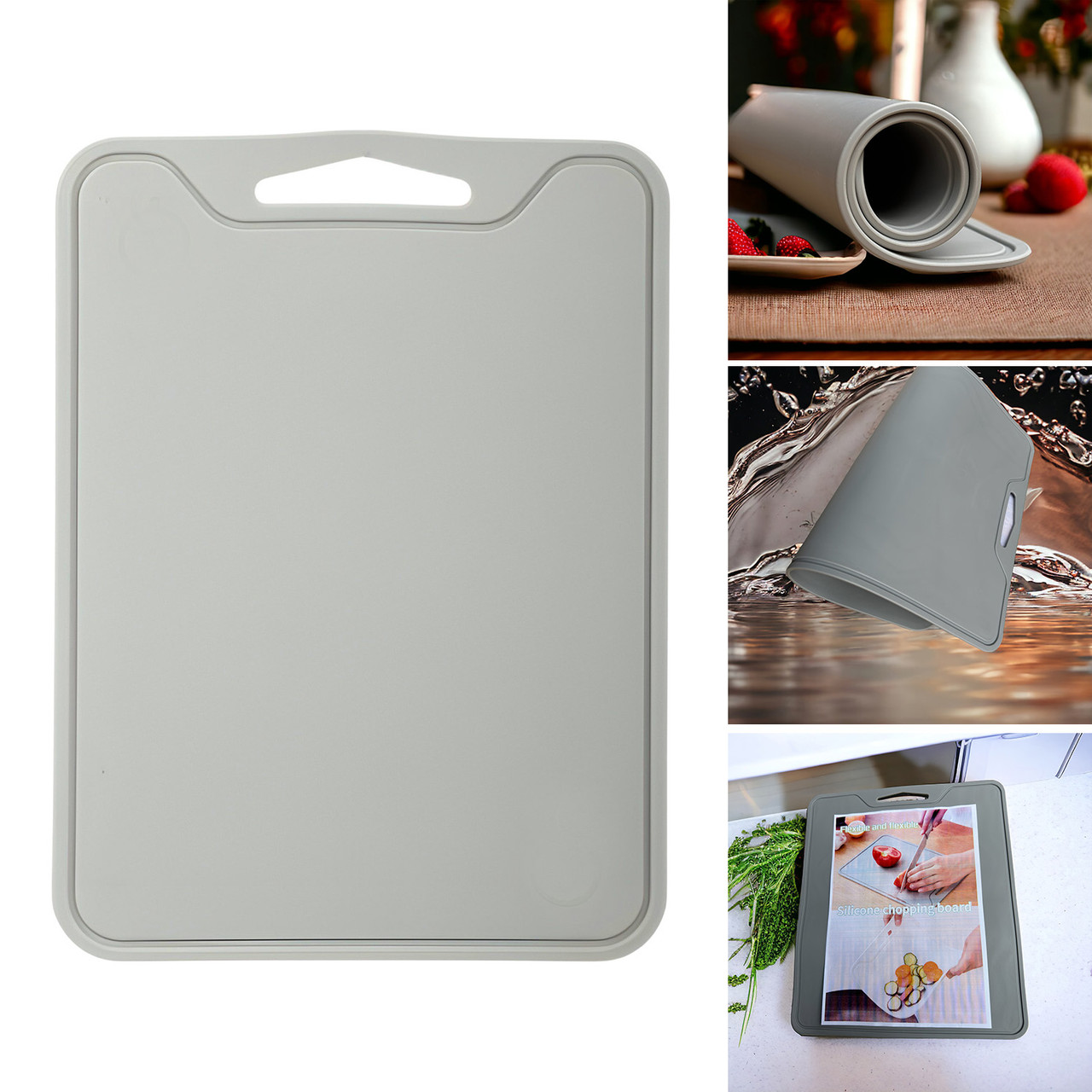 Дошка кухонна силіконова обробна 30х35 см, фото 1