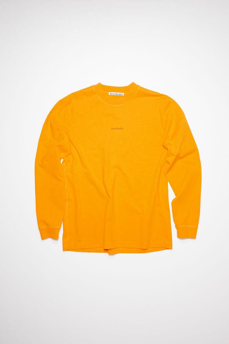 Футболка No Brand Erwin Long Sleeve Stamp Tee Orange S
