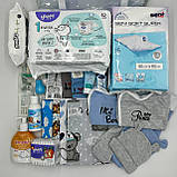 Готовий набір для малюка до пологового будинку (24 одиниці + прозора сумка в подарунок) Baby Boy ЕкоМама Різні кольори, фото 3